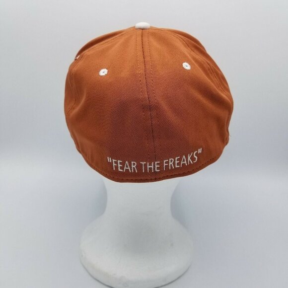 Fear The Freaks Baseball Hat M/L Orange EUC Cap - Picture 4 of 14